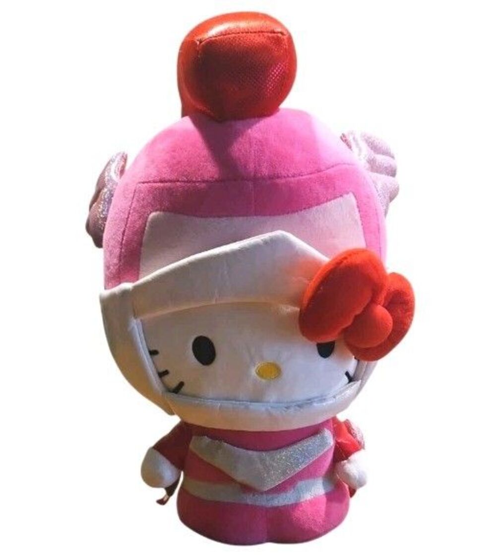 Kidrobot x Hello Kitty Pink Knight Armor Plush Sanrio Figure Metallic Wings